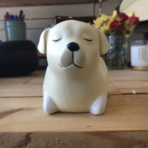NWOT White Labrador Dog Succulent Planter